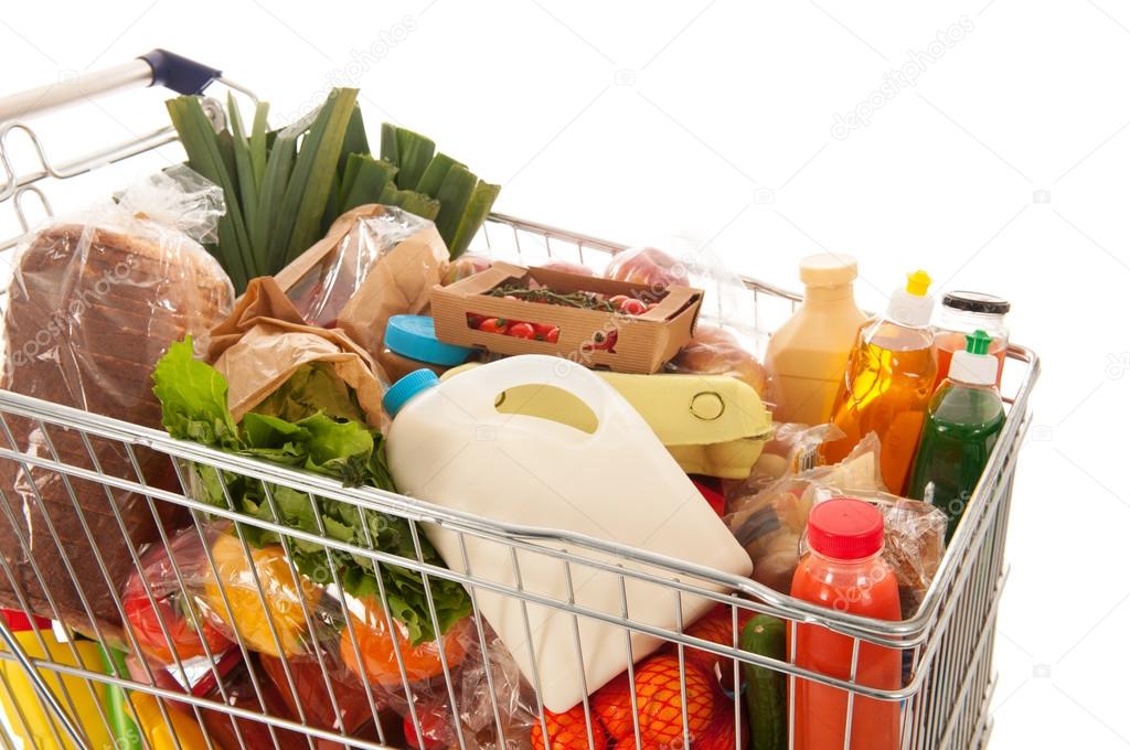 Image result for full shopping basket