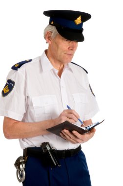 Polis adam bir ceza yazma