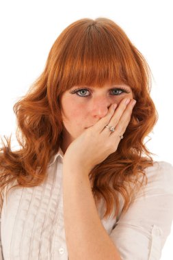 üzgün kadın portre