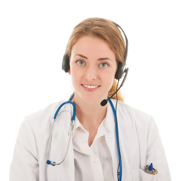 Medico femminile online — Foto Stock