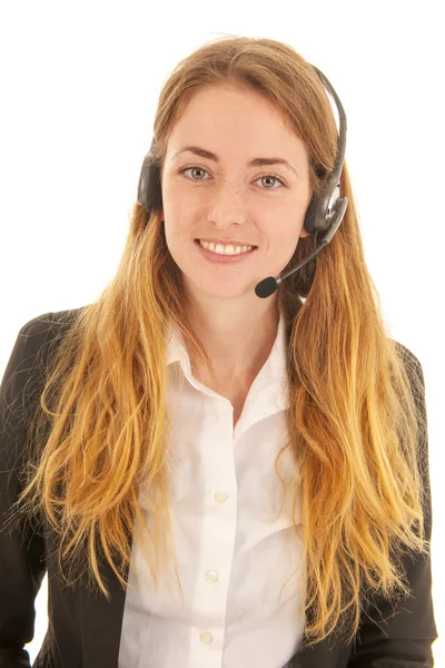 Customer support on the phone — Stock Photo, Image