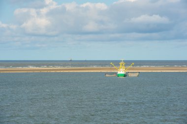 wadden Denizi karides için balıkçı teknesi