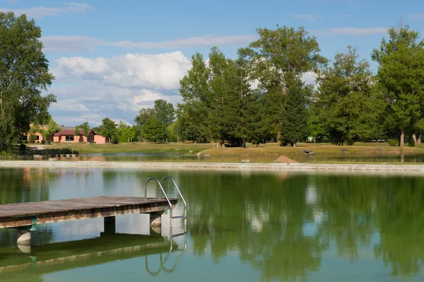 Lago en Francia — Foto de Stock