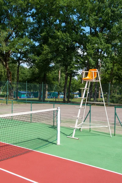 Outdoor tennis court — Stock Photo, Image