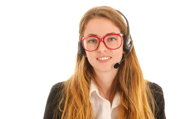 Customer support on the phone — Stock Photo, Image
