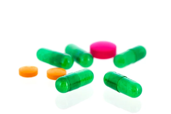 Medicine in capsules and pills — Stock Photo, Image