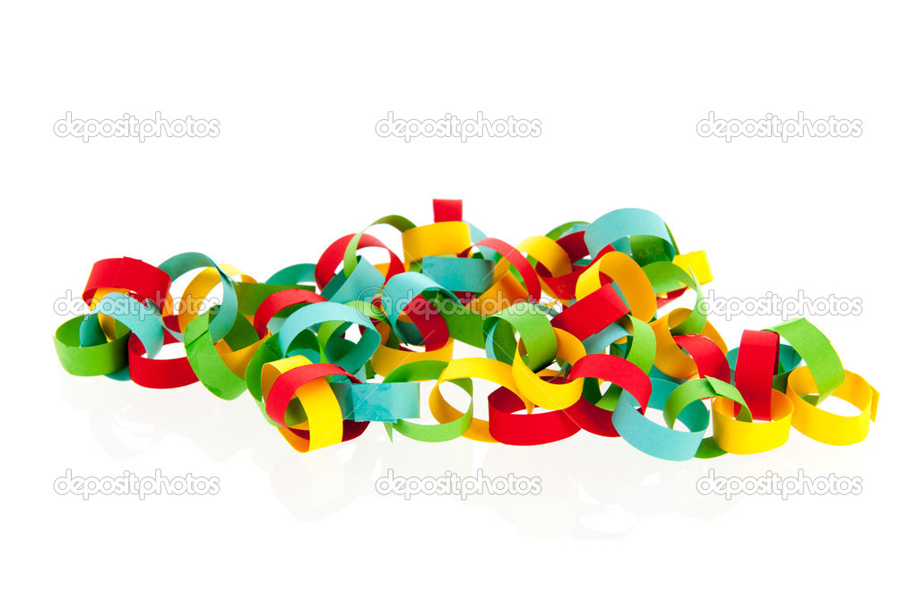 Colorful paper chain