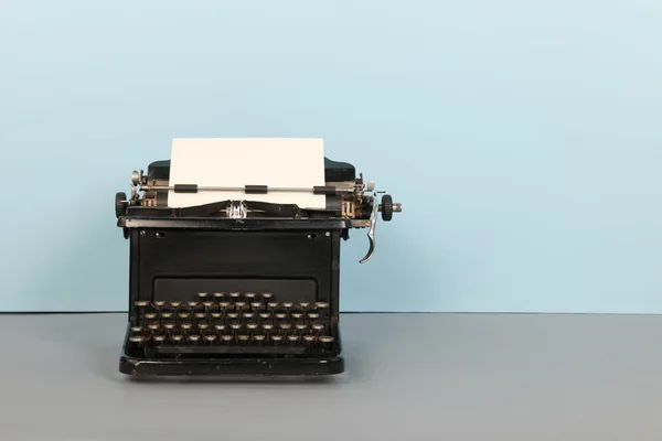 Black typewriter — Stock Photo, Image