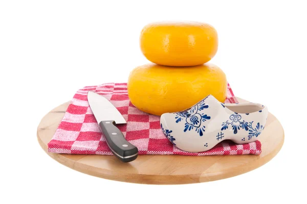 Cheese on cutting board — Stock Photo, Image