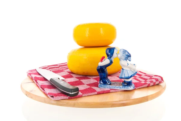 Cheese on cutting board — Stock Photo, Image
