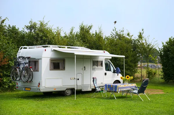 Mobil home camping — Stock Photo, Image