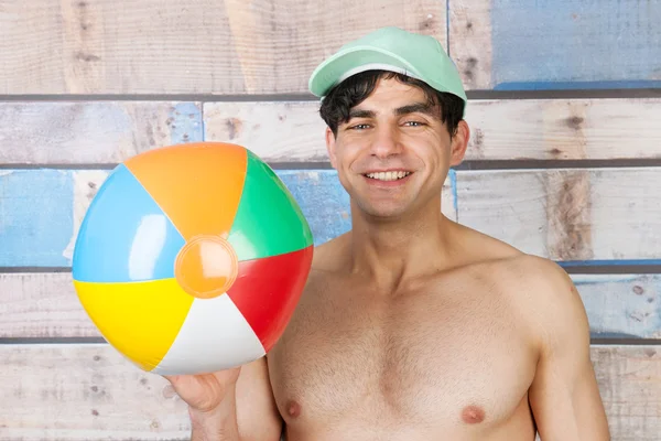 Hombre en la playa — Foto de Stock