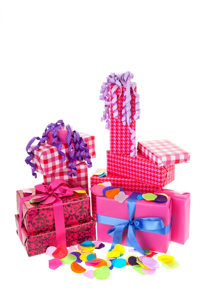 Pink gifts — Stock Photo, Image