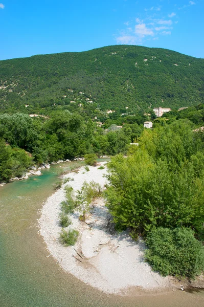 River the Eygues in the Drome Provencal — Stock Photo, Image