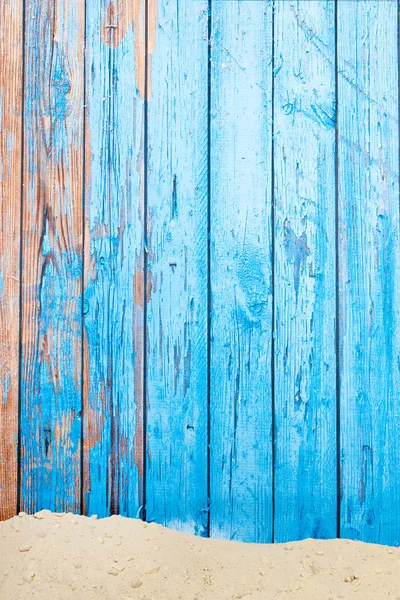 Sand und Holz Vintage Wand — Stockfoto