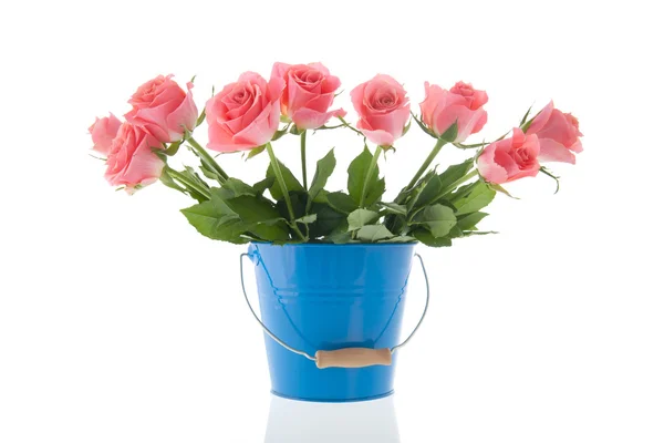 Boeket roze rozen — Stockfoto