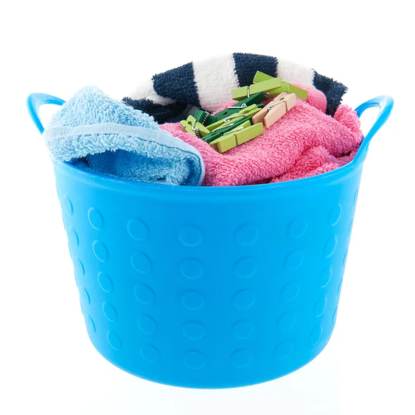 Wasmand voor wasgoed — Stockfoto