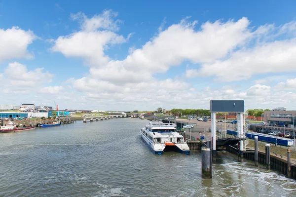 Hollandalı harlingen Limanı — Stok fotoğraf