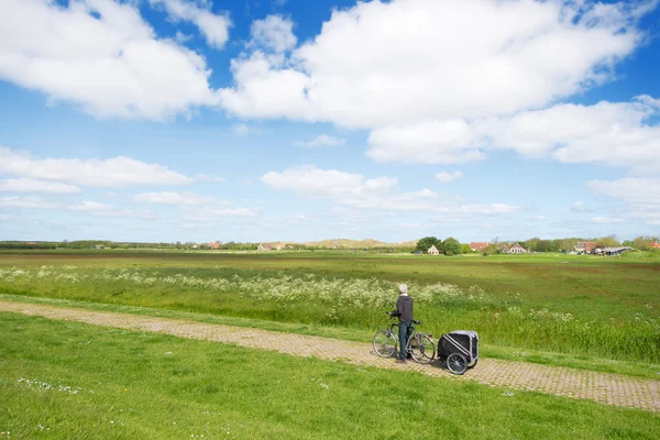 Landscape Dutch island Terschelling — Stock Photo, Image