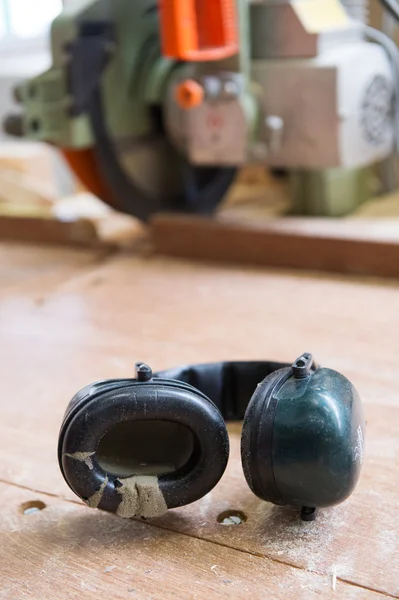 Ear protection for noise — Stock Photo, Image