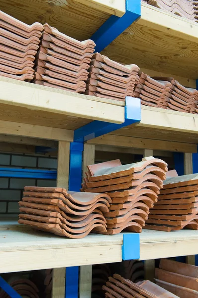 Assortment roof tiles — Stock Photo, Image