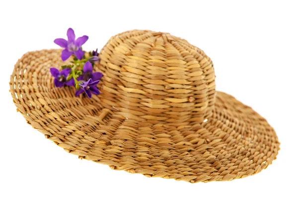 Sombrero de verano paja — Foto de Stock