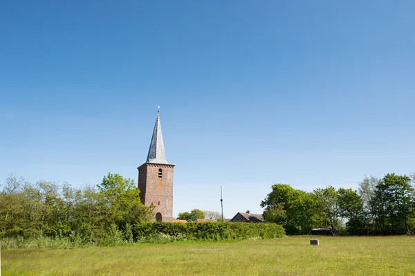 Kościół w hoorn, w terschelling — Zdjęcie stockowe