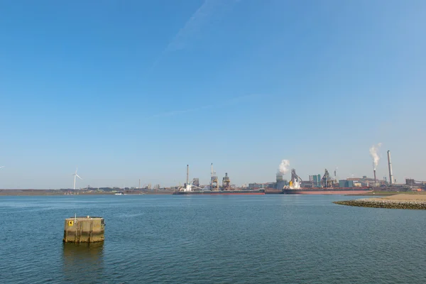 Porto marittimo industriale — Foto Stock