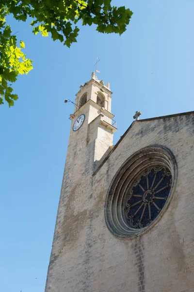 在法国的教堂钟楼 — 图库照片