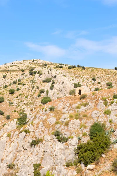 Landschaft Mit Castell Montgri Der Spitze — Stockfoto