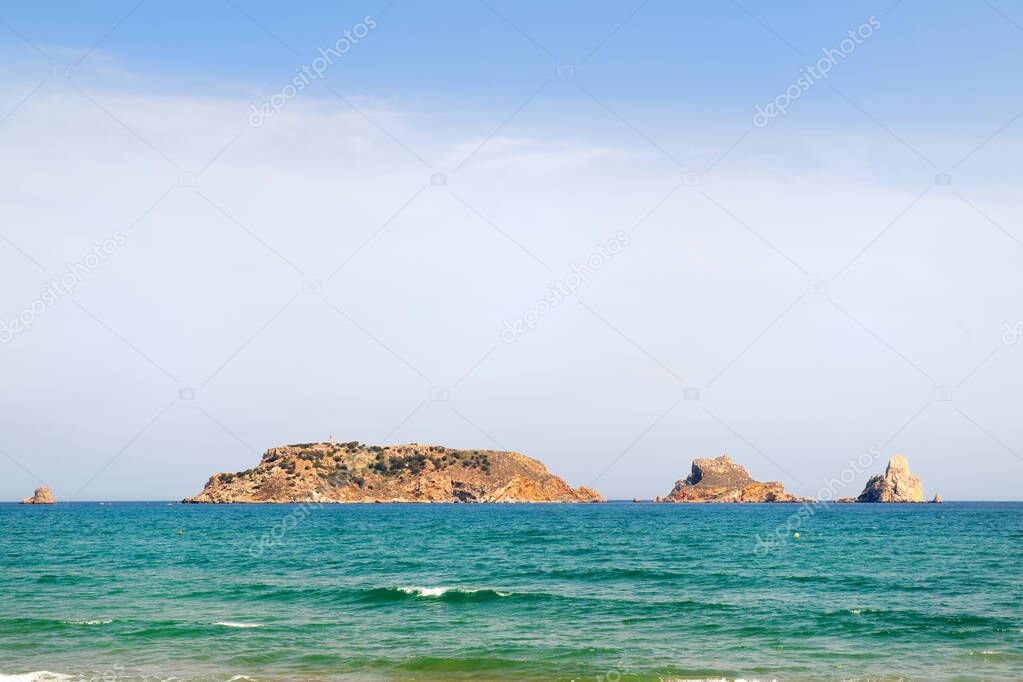 Landscape with Medes islands at the horizon
