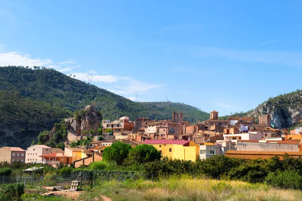 Історичне Село Пратдіп Горах Іспанії — стокове фото