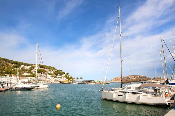 Puerto Para Yates Vela Otros Barcos Recreo España — Foto de Stock