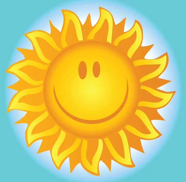 Sol de Verão sorridente — Fotografia de Stock