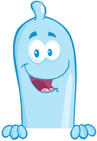 Счастливый презерватив вместо знака
