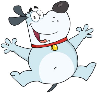 şişman köpek kadar kırmızı bir kalp tutan