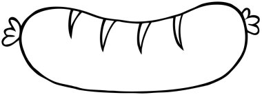 Anahattı hazırlanmış ızgara sosis