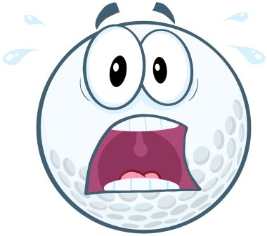 Panik golf topu