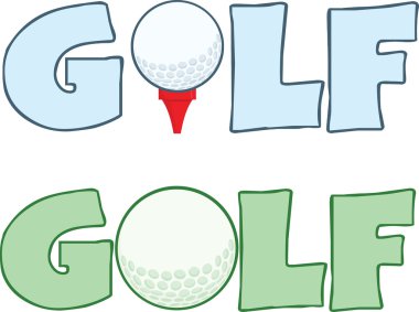 golf topu tee Golf metinle