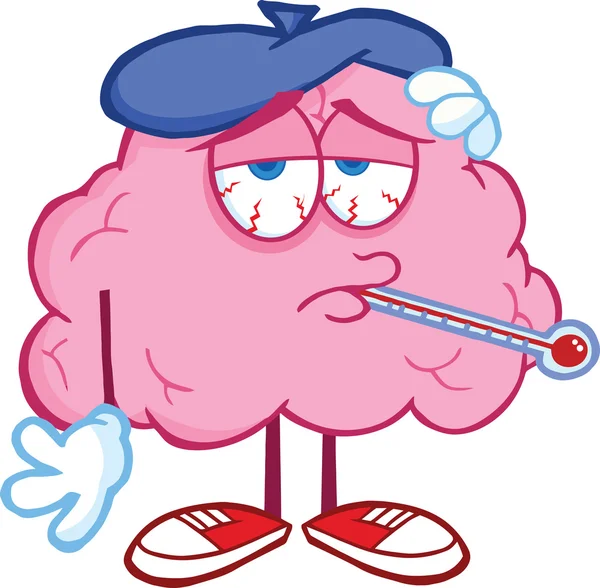 hasta beyin karakteri ile termometre