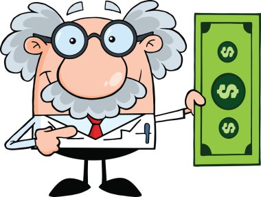 bilim adamı ya da bir dolarlık banknot kadar Profesör