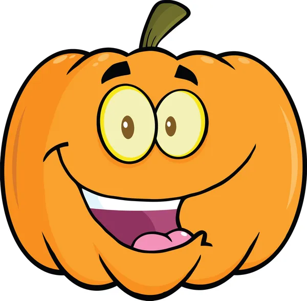 Halloween Kürbis Cartoon Maskottchen Illustration — Stockfoto