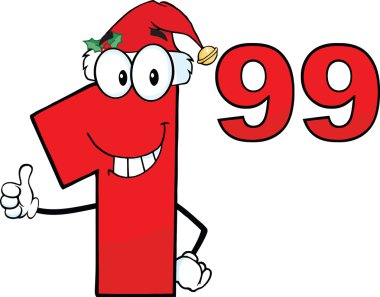 fiyat etiketi kırmızı numarası 1.99