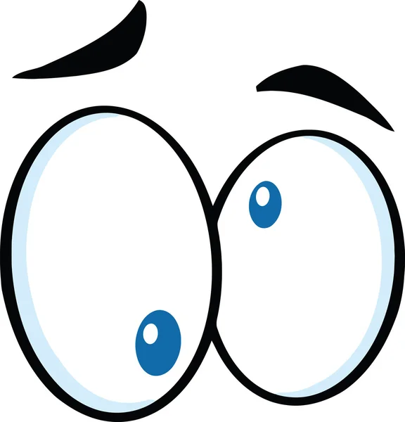 Olhos de desenhos animados nojentos — Fotografia de Stock
