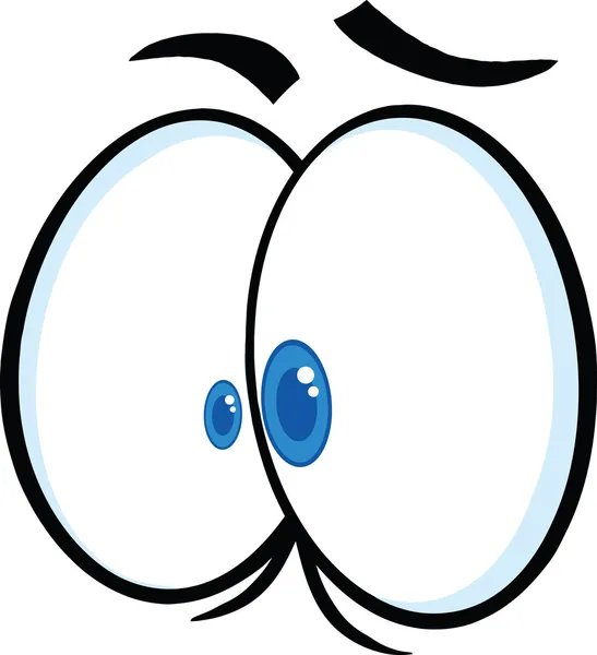 Crazy Cartoon Eyes — Stock Image Crazy Cartoon Eyes Stock Photo