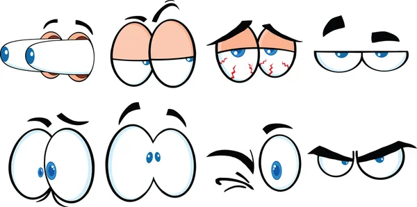 Cartoon Eyes 1  Collection — Stock Photo, Image