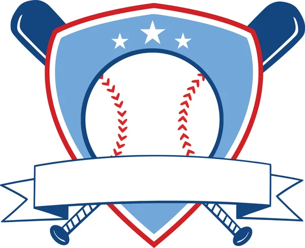 Banner de beisebol — Fotografia de Stock
