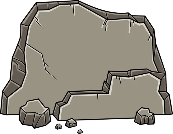 Ilustração Vetorial Urso Quebrado Desenhos Animados — Vetor de Stock