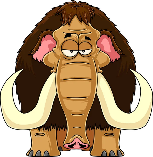 Cartoon Illustration Lion Sad Expression — Stock Vector