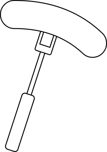 Saucisse Fourchette Illustration Vectorielle — Image vectorielle